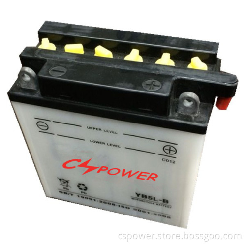 Dry Charged Vented Motorcycle Batteryyb6l-B